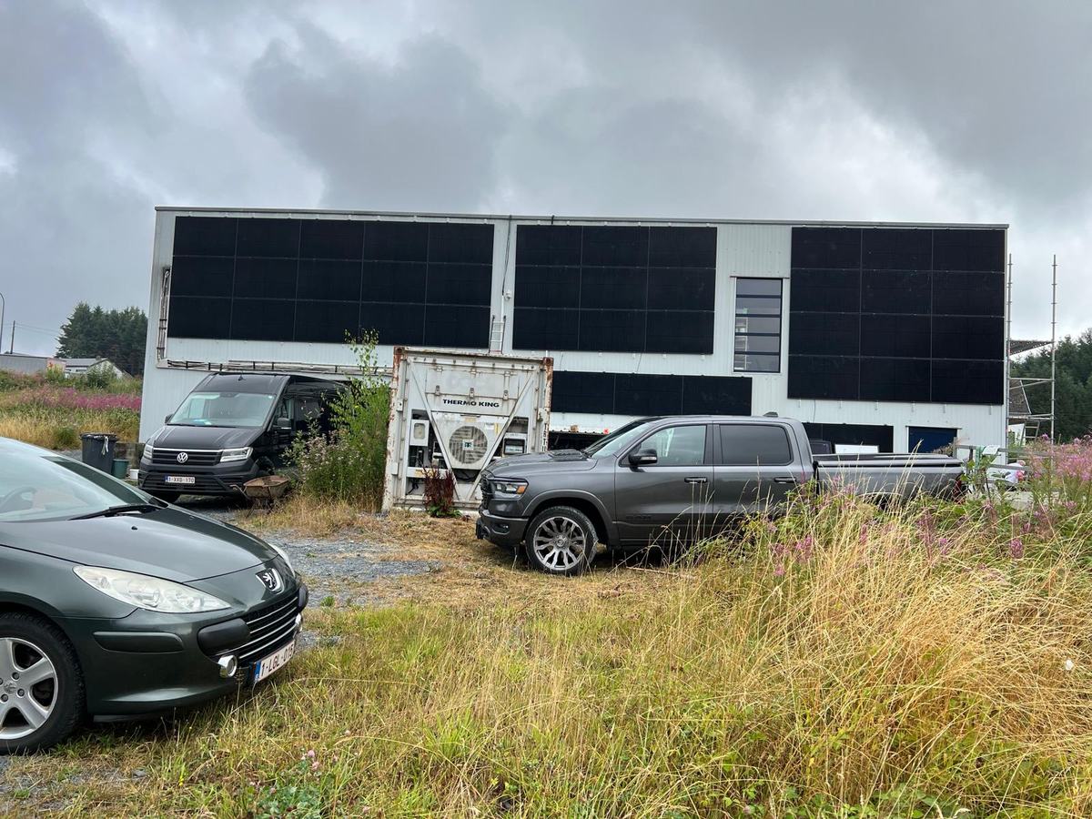 Centrale photovoltaïque installée par THESLAU